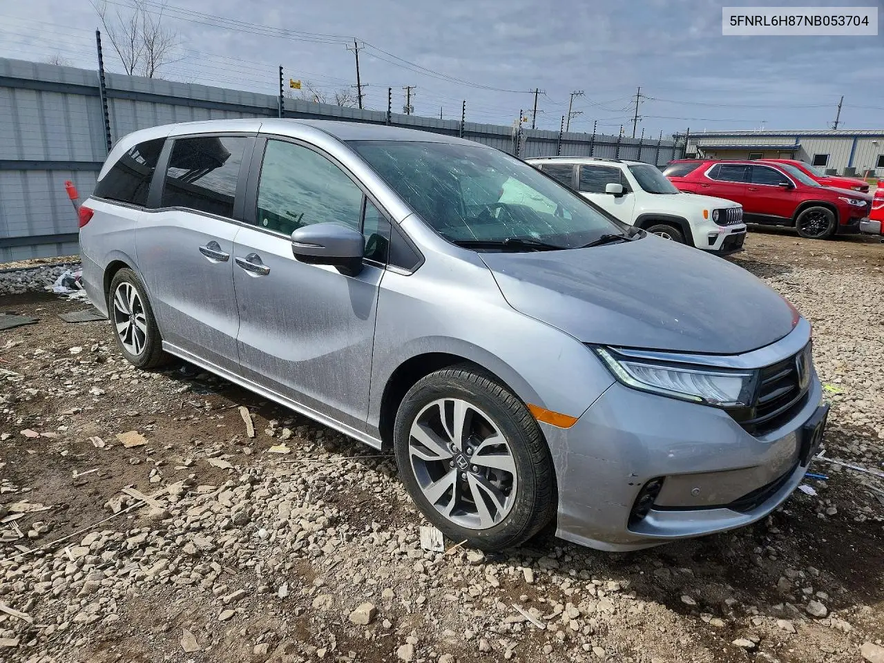 Auction sale of the 2022 Honda Odyssey , vin: 5FNRL6H87NB053704, lot number: 46158376