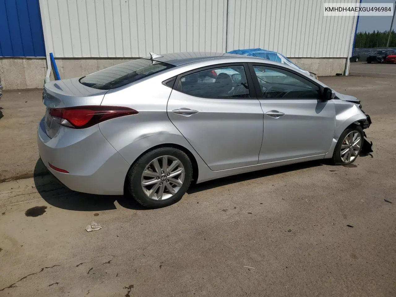 Auction sale of the 2016 Hyundai Elantra , vin: KMHDH4AEXGU496984, lot number: 60199845