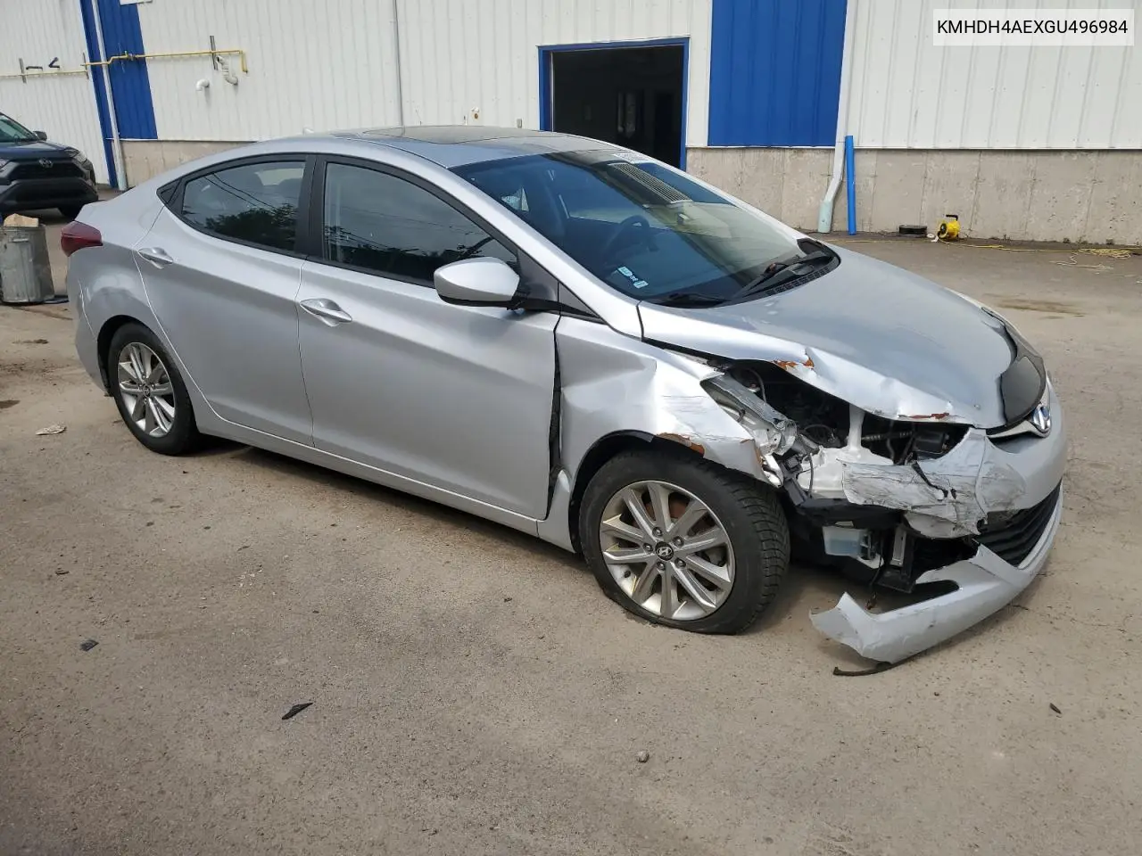 Auction sale of the 2016 Hyundai Elantra , vin: KMHDH4AEXGU496984, lot number: 60199845