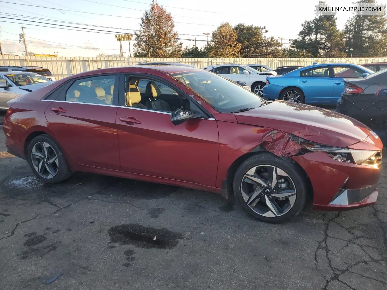 Auction sale of the 2023 Hyundai Elantra , vin: KMHLN4AJ2PU070644, lot number: 81282824