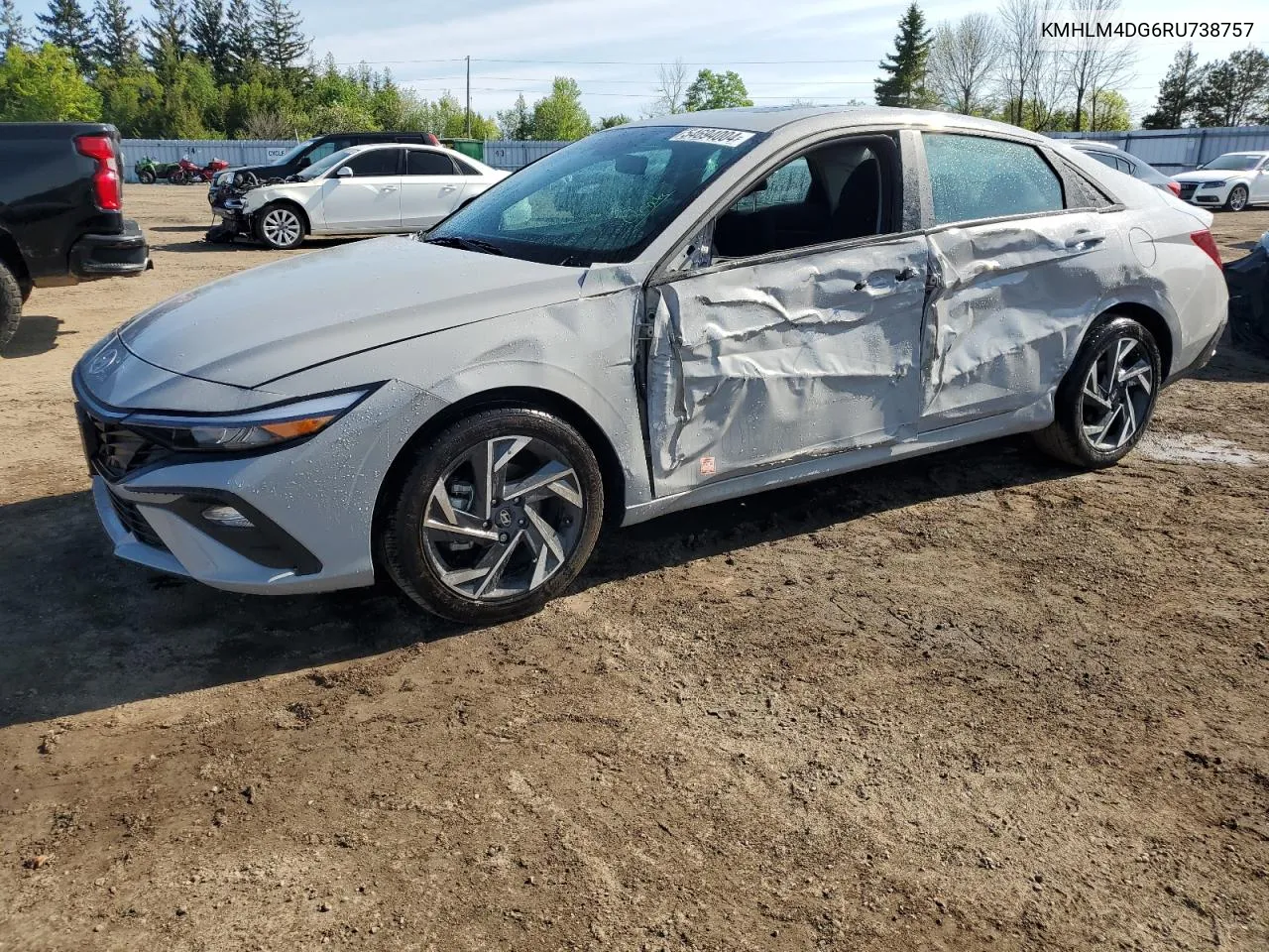 Auction sale of the 2024 Hyundai Elantra , vin: KMHLM4DG6RU738757, lot number: 54694004