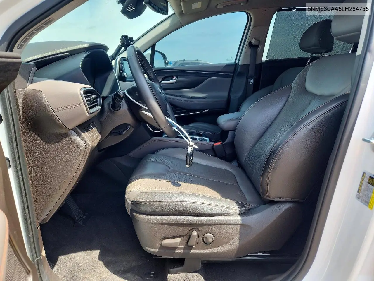 Auction sale of the 2020 Hyundai Santa Fe , vin: 5NMS3CAA5LH284755, lot number: 59066946
