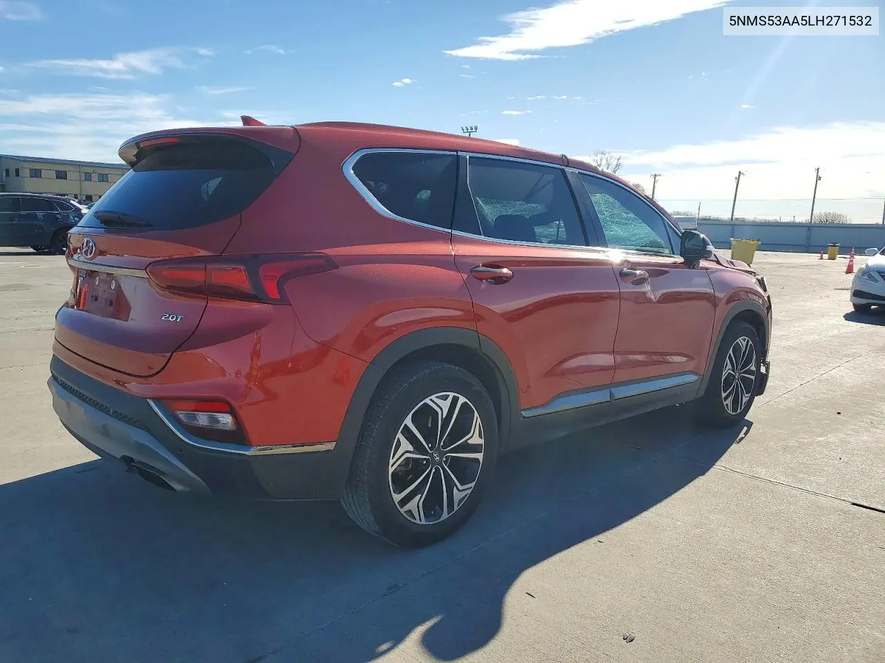 Auction sale of the 2020 Hyundai Santa Fe , vin: 5NMS53AA5LH271532, lot number: 73108235