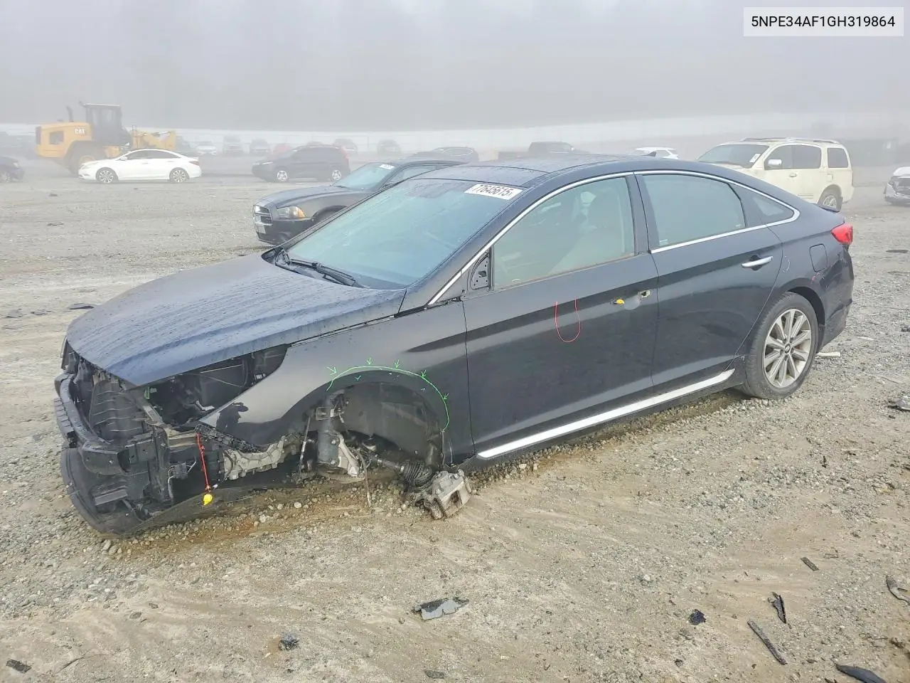 Auction sale of the 2016 Hyundai Sonata , vin: 5NPE34AF1GH319864, lot number: 77645615