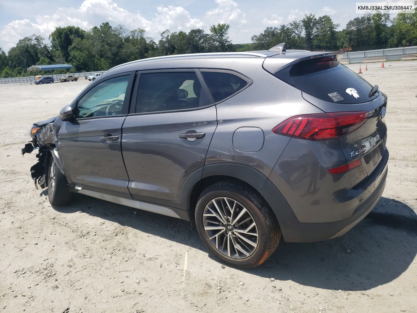 Auction sale of the 2021 Hyundai Tucson , vin: KM8J33AL2MU308447, lot number: 65724504