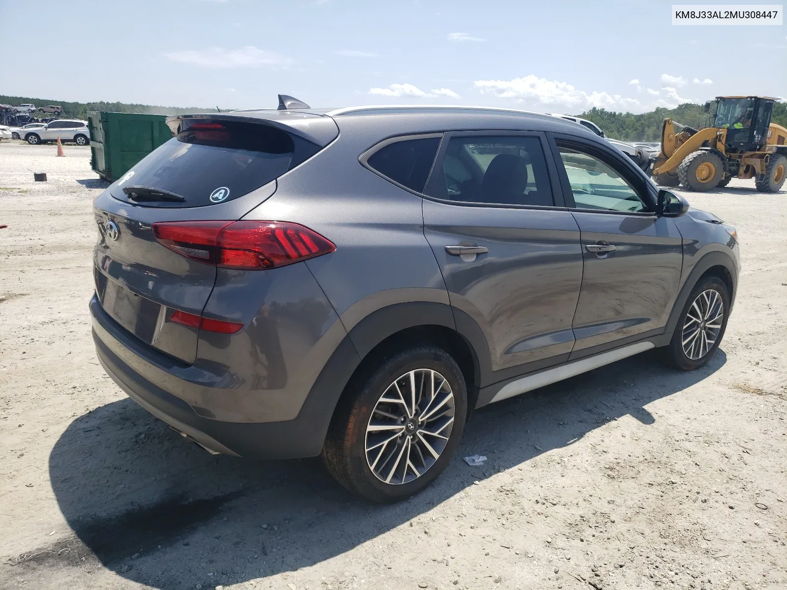 Auction sale of the 2021 Hyundai Tucson , vin: KM8J33AL2MU308447, lot number: 65724504