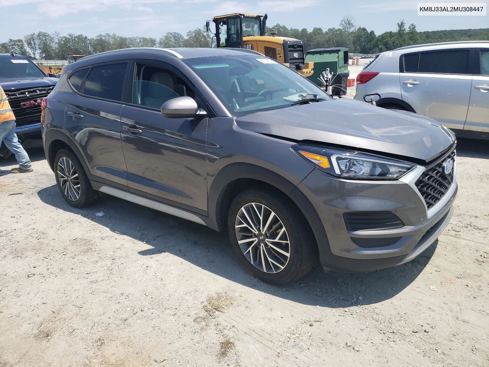 Auction sale of the 2021 Hyundai Tucson , vin: KM8J33AL2MU308447, lot number: 65724504