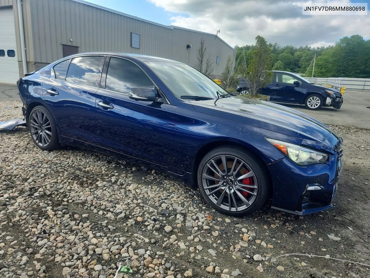 Auction sale of the 2021 Infiniti Q50 , vin: JN1FV7DR6MM880698, lot number: 55014206