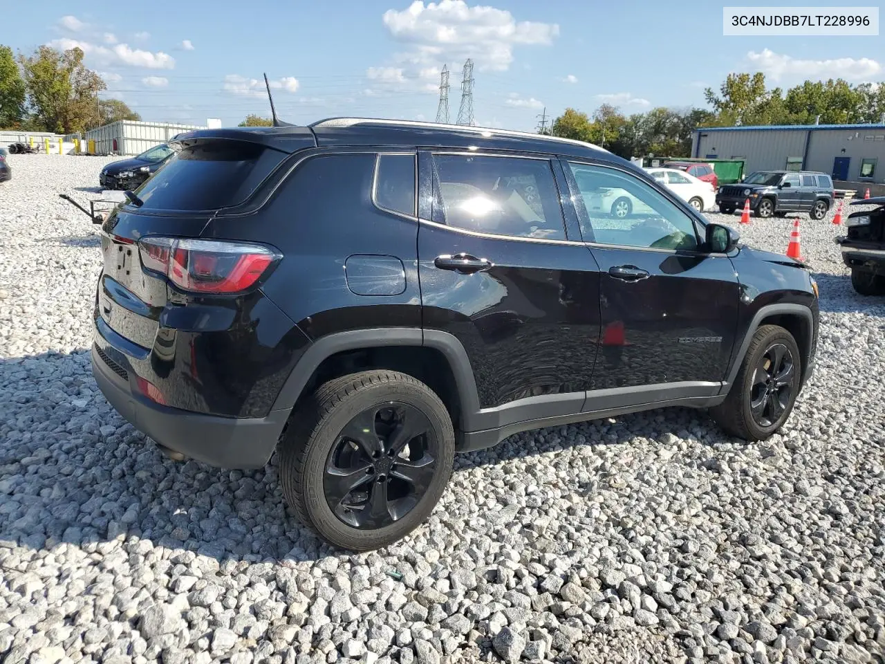 Auction sale of the 2020 Jeep Compass , vin: 3C4NJDBB7LT228996, lot number: 70818803