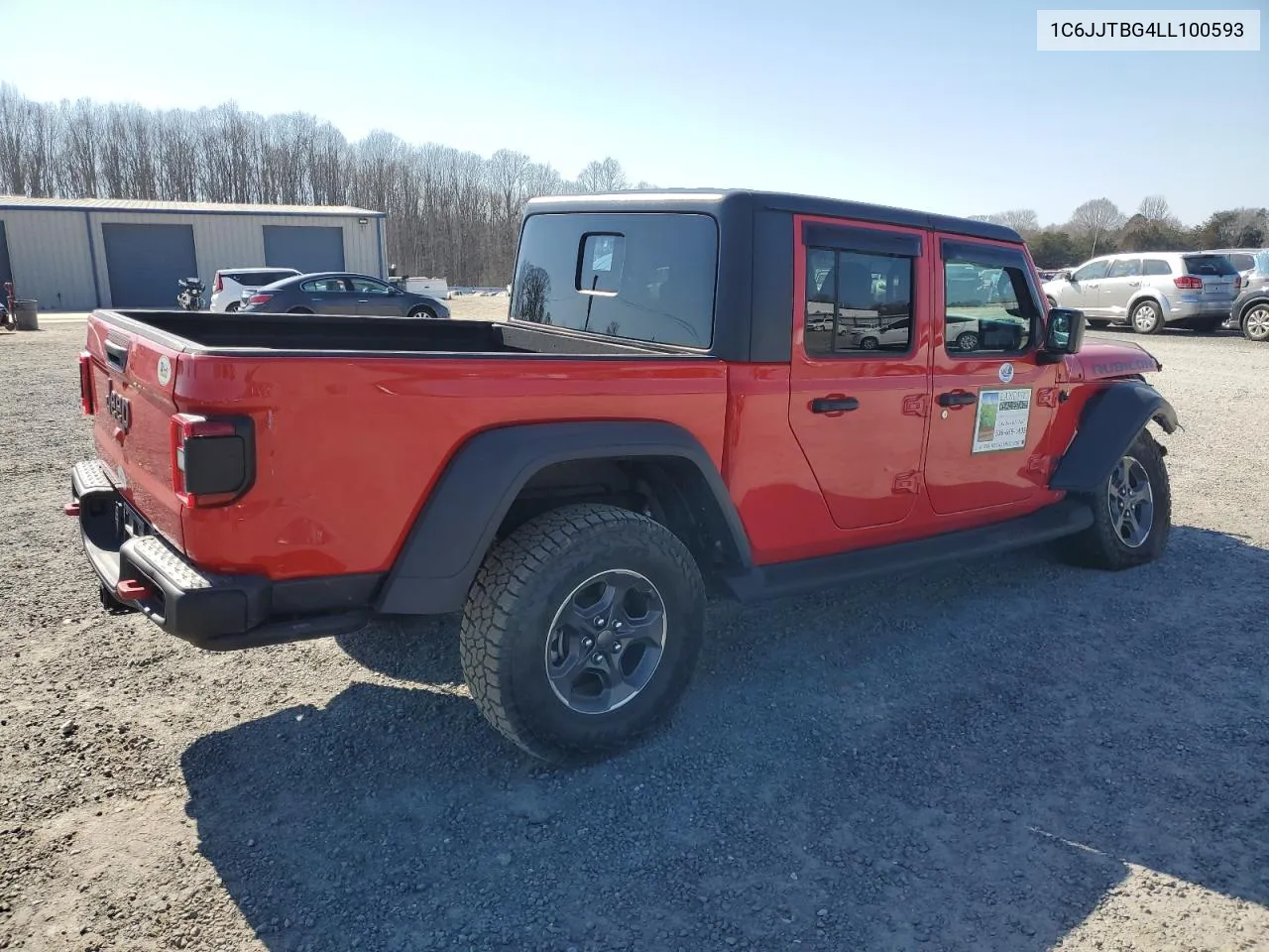 Auction sale of the 2020 Jeep Gladiator , vin: 1C6JJTBG4LL100593, lot number: 42002584