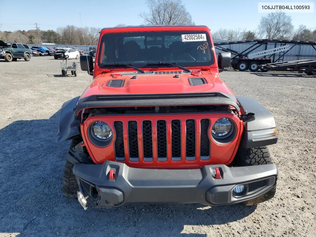 Auction sale of the 2020 Jeep Gladiator , vin: 1C6JJTBG4LL100593, lot number: 42002584