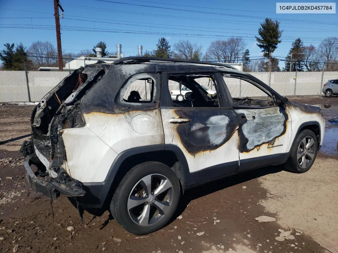 Auction sale of the 2019 Jeep Grand Cherokee , vin: 1C4PJLDB2KD457784, lot number: 43257624