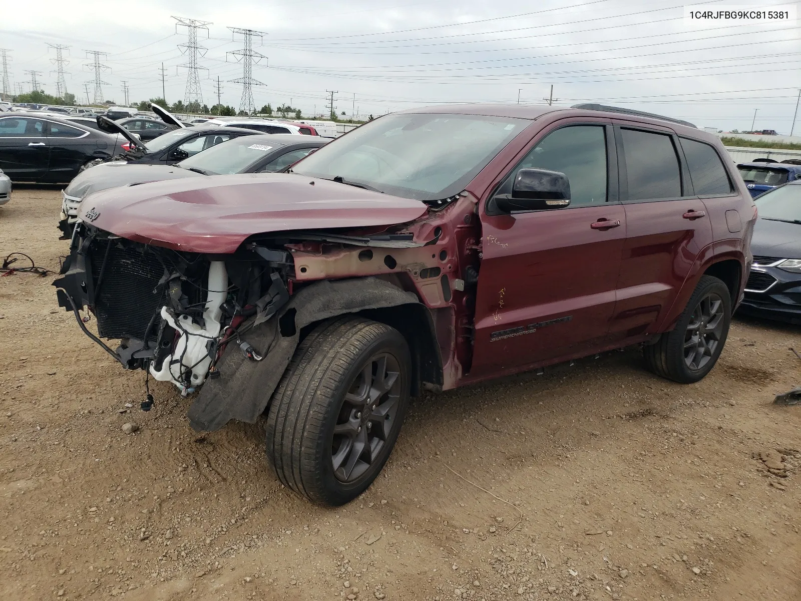 Auction sale of the 2019 Jeep Grand Cherokee , vin: 1C4RJFBG9KC815381, lot number: 66618734