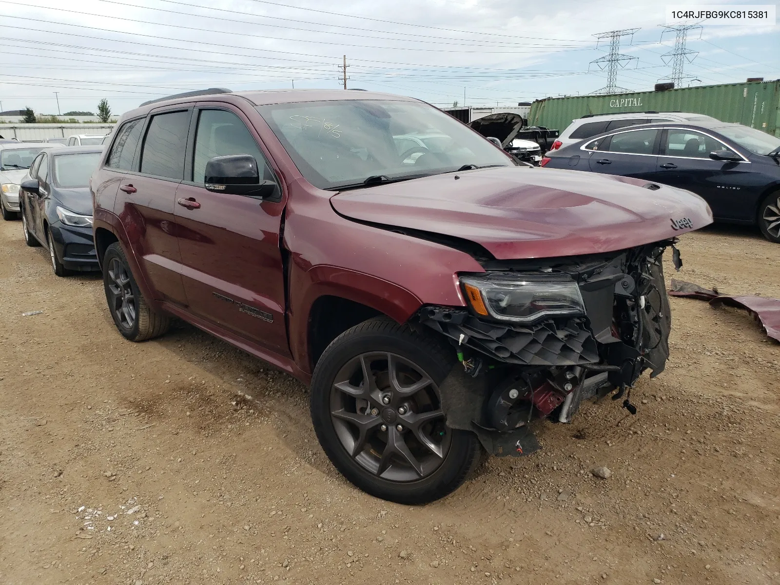 Auction sale of the 2019 Jeep Grand Cherokee , vin: 1C4RJFBG9KC815381, lot number: 66618734