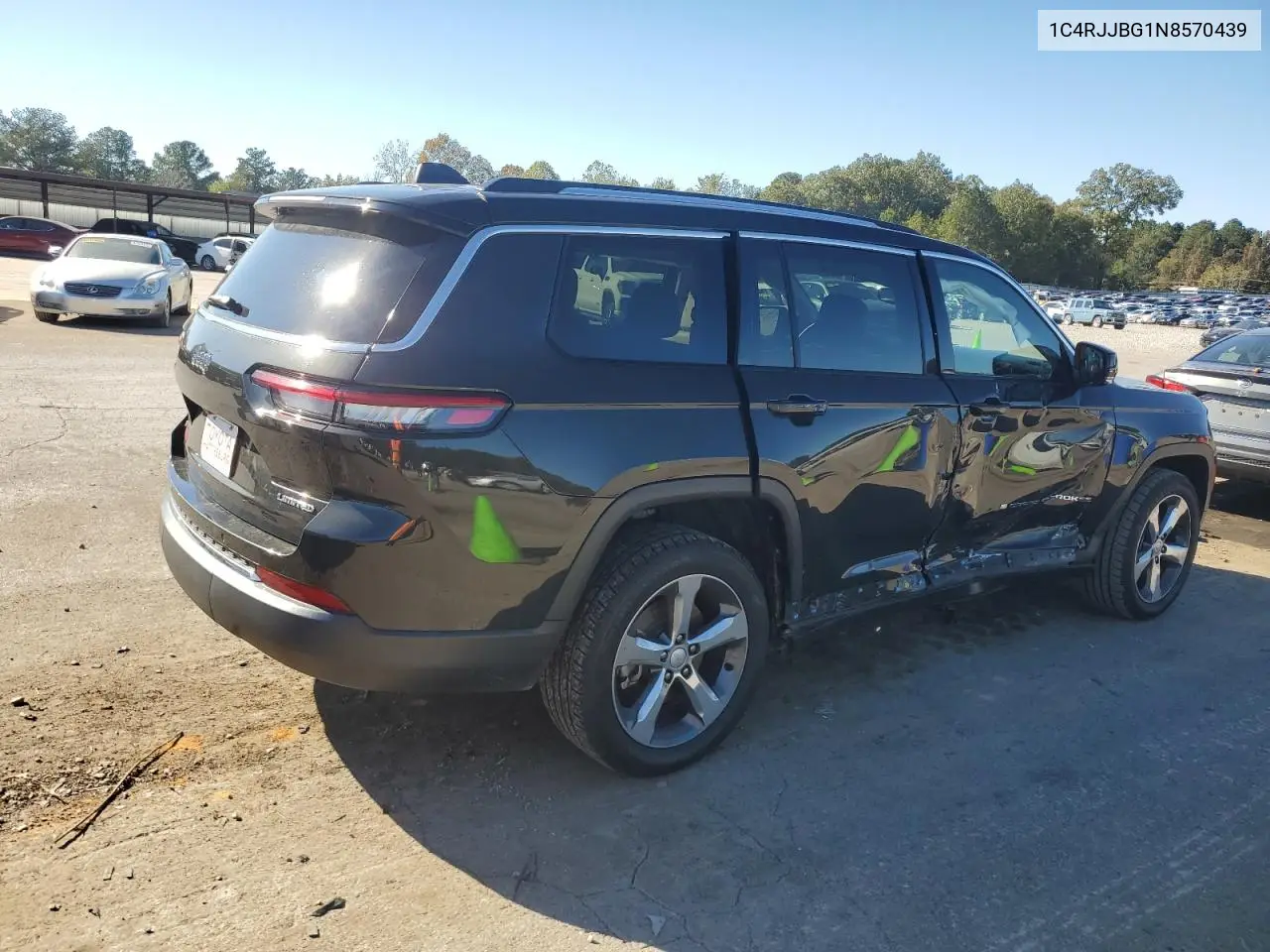 Auction sale of the 2022 Jeep Grand Cherokee , vin: 1C4RJJBG1N8570439, lot number: 91480085