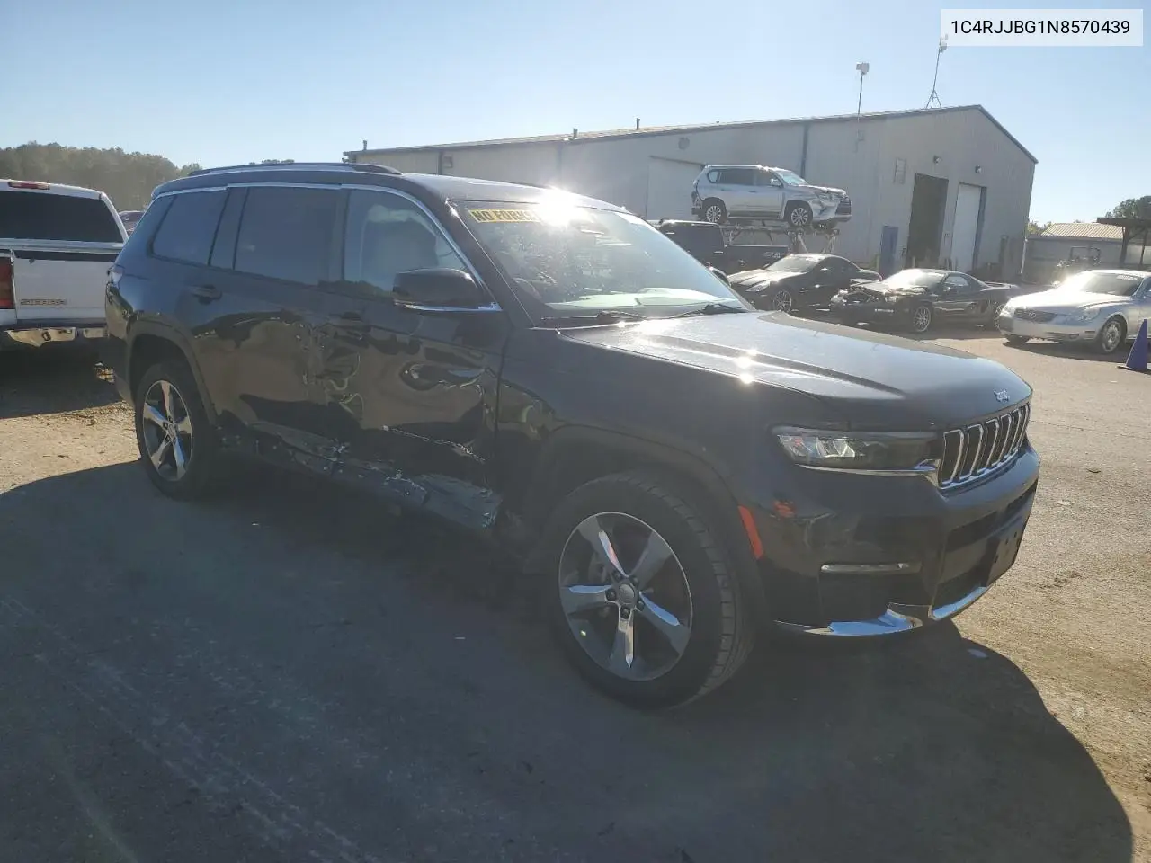 Auction sale of the 2022 Jeep Grand Cherokee , vin: 1C4RJJBG1N8570439, lot number: 91480085