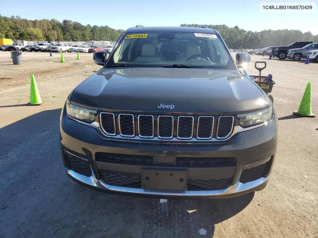 Auction sale of the 2022 Jeep Grand Cherokee , vin: 1C4RJJBG1N8570439, lot number: 91480085