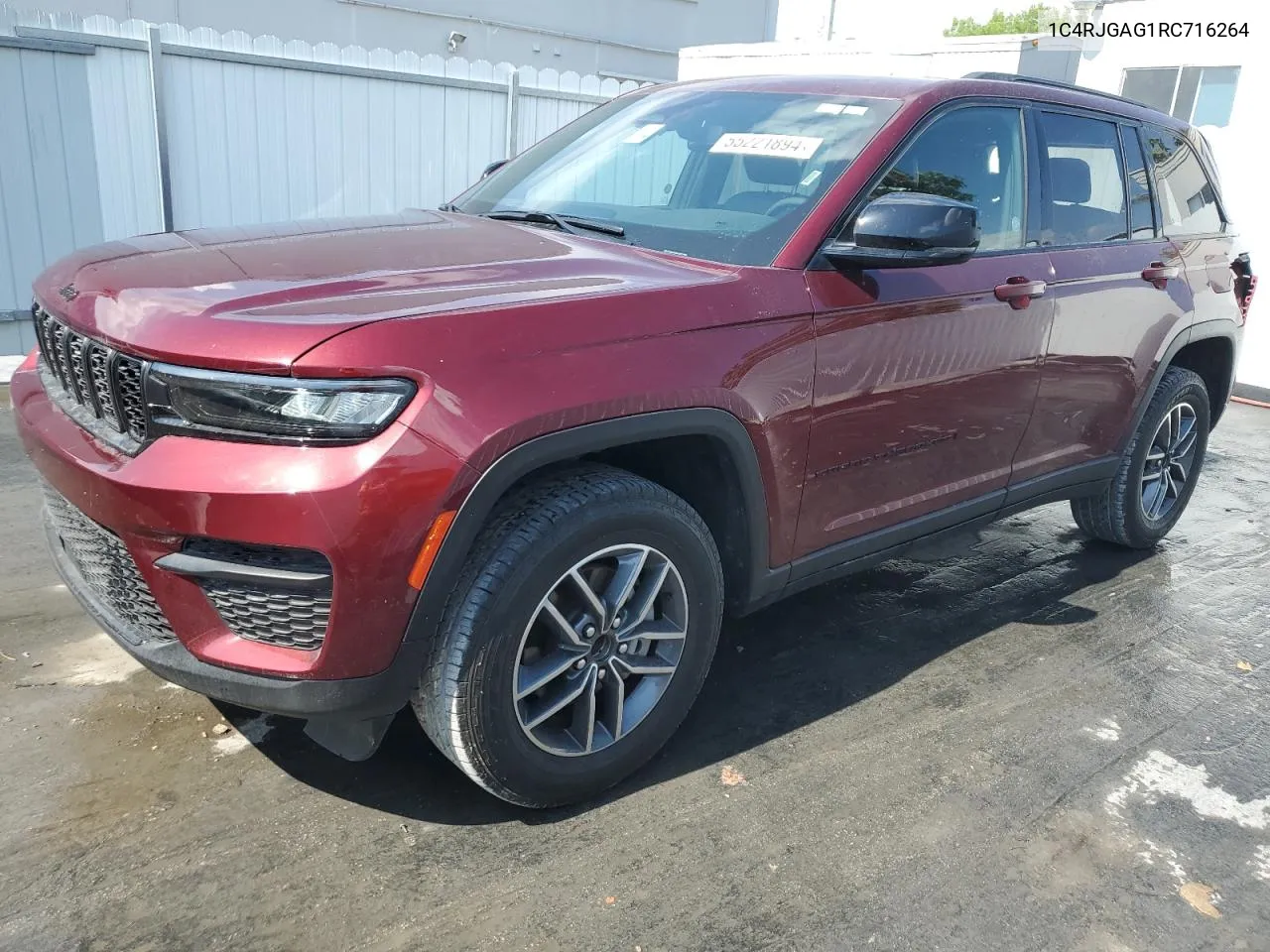 Auction sale of the 2024 Jeep Grand Cherokee , vin: 1C4RJGAG1RC716264, lot number: 55221894
