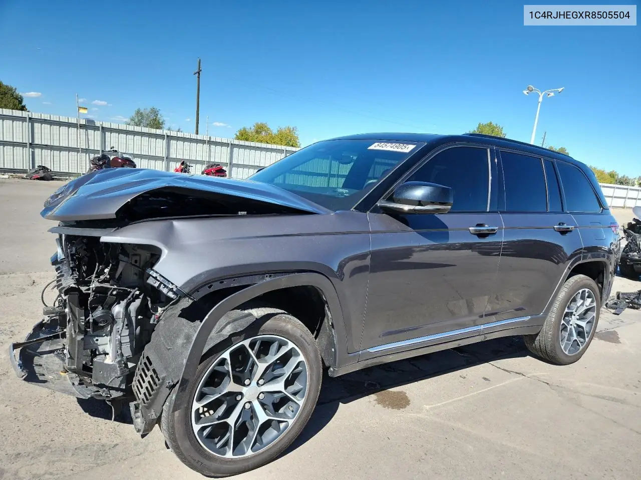 Auction sale of the 2024 Jeep Grand Cherokee , vin: 1C4RJHEGXR8505504, lot number: 84574905
