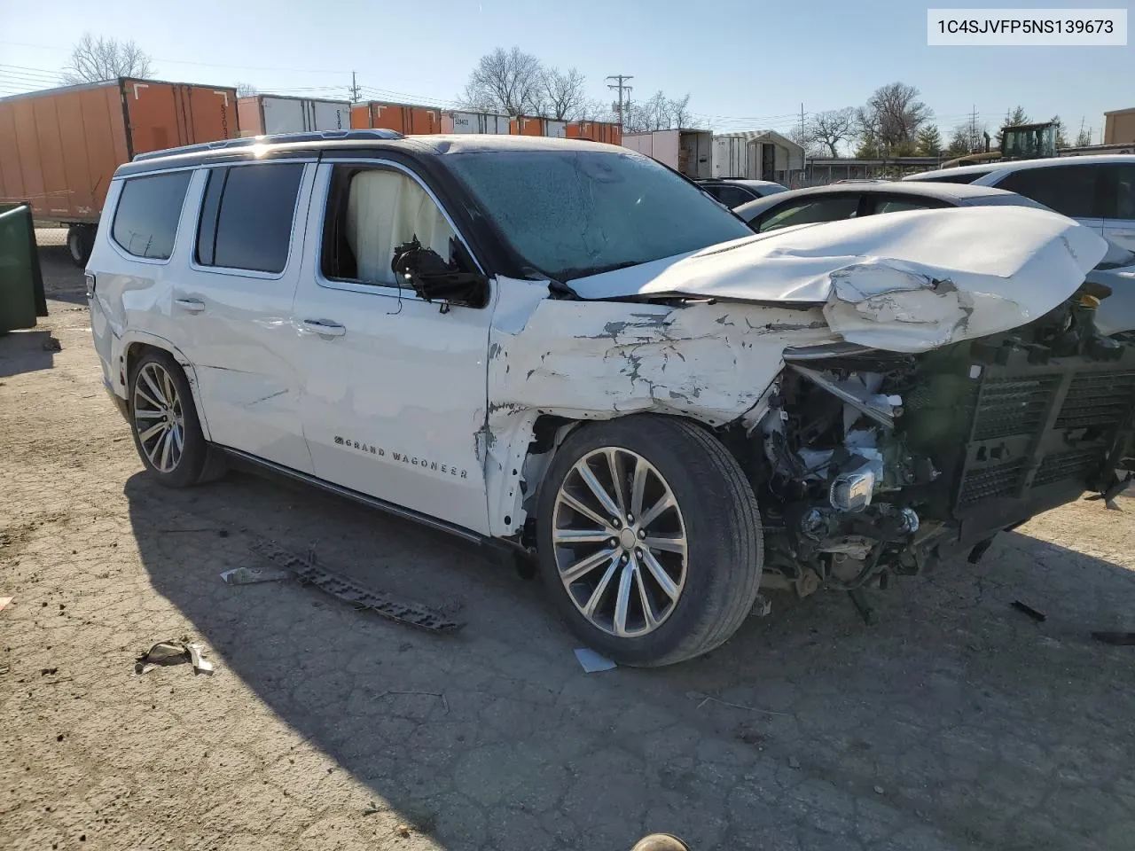 Auction sale of the 2022 Jeep Grand Wagoneer , vin: 1C4SJVFP5NS139673, lot number: 42014145