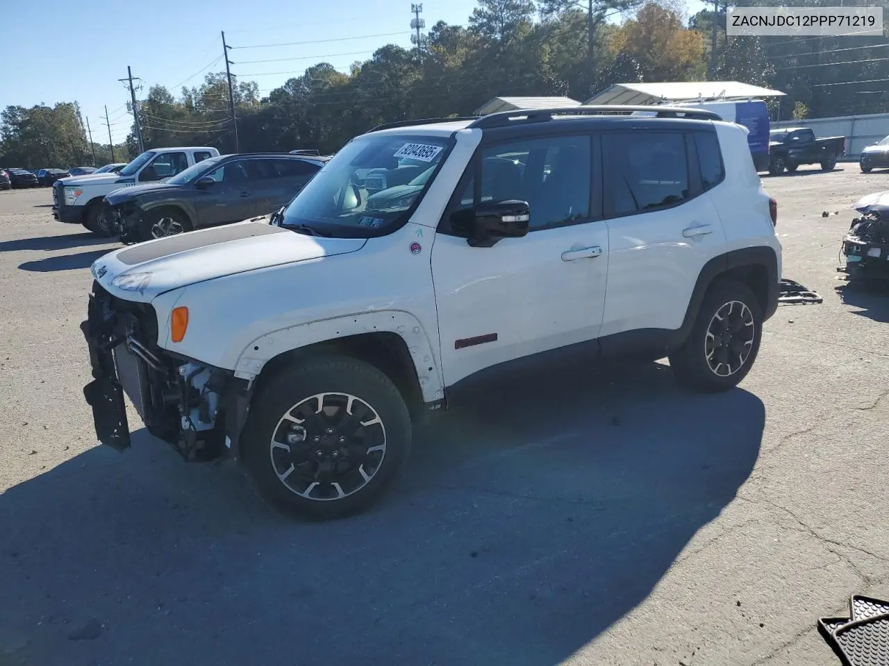 Auction sale of the 2023 Jeep Renegade , vin: ZACNJDC12PPP71219, lot number: 92043695