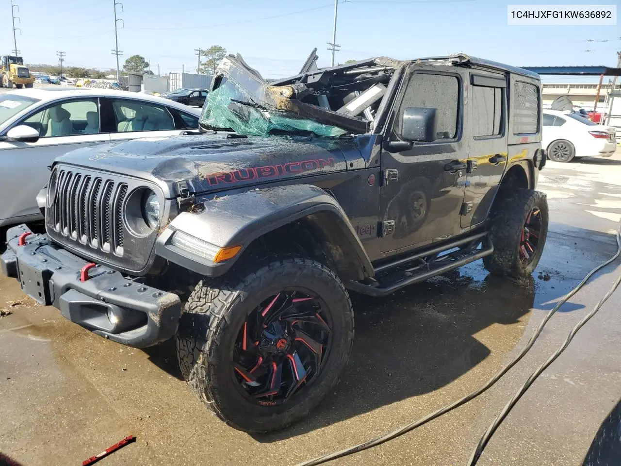 Auction sale of the 2019 Jeep Wrangler , vin: 1C4HJXFG1KW636892, lot number: 43595555