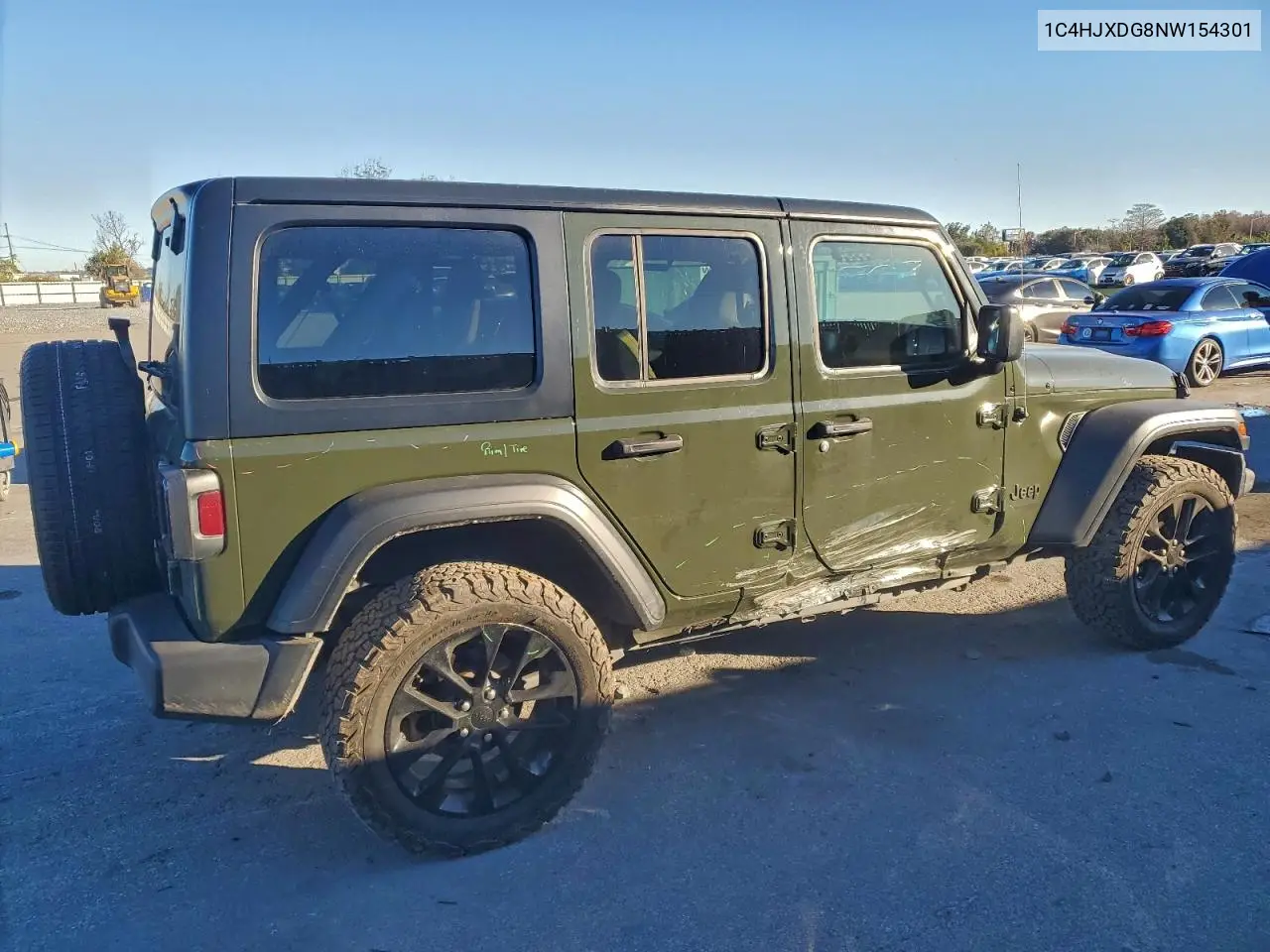 Auction sale of the 2022 Jeep Wrangler , vin: 1C4HJXDG8NW154301, lot number: 72175935