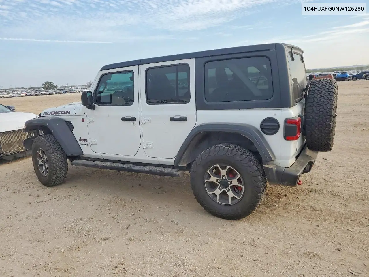 Auction sale of the 2022 Jeep Wrangler , vin: 1C4HJXFG0NW126280, lot number: 99484365
