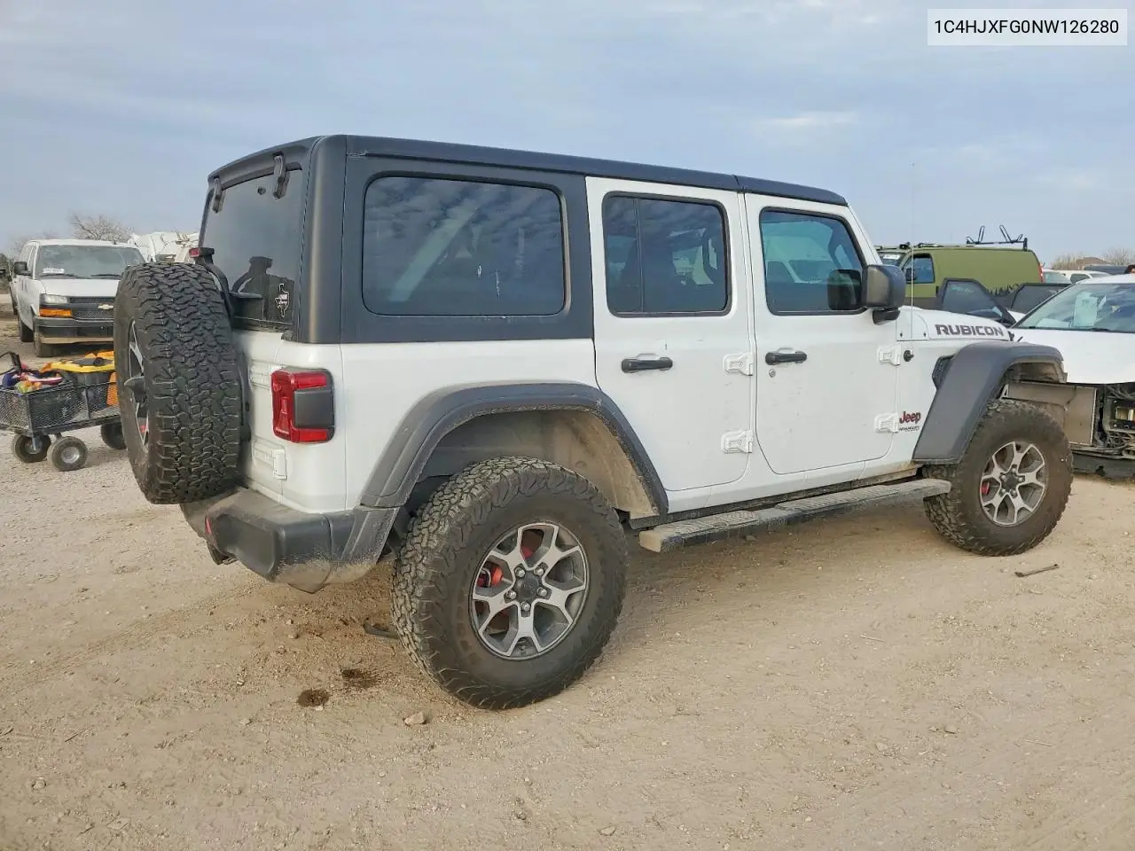 Auction sale of the 2022 Jeep Wrangler , vin: 1C4HJXFG0NW126280, lot number: 99484365