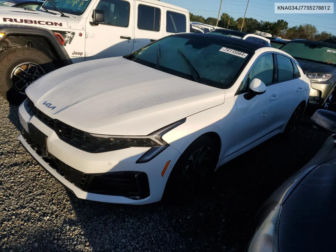 Auction sale of the 2025 Kia K5 , vin: KNAG34J77S5278812, lot number: 74115564