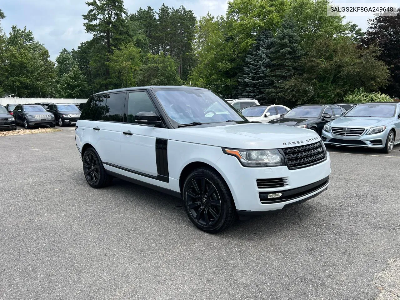 Auction sale of the 2016 Land Rover Range Rover , vin: SALGS2KF8GA249648, lot number: 56282264