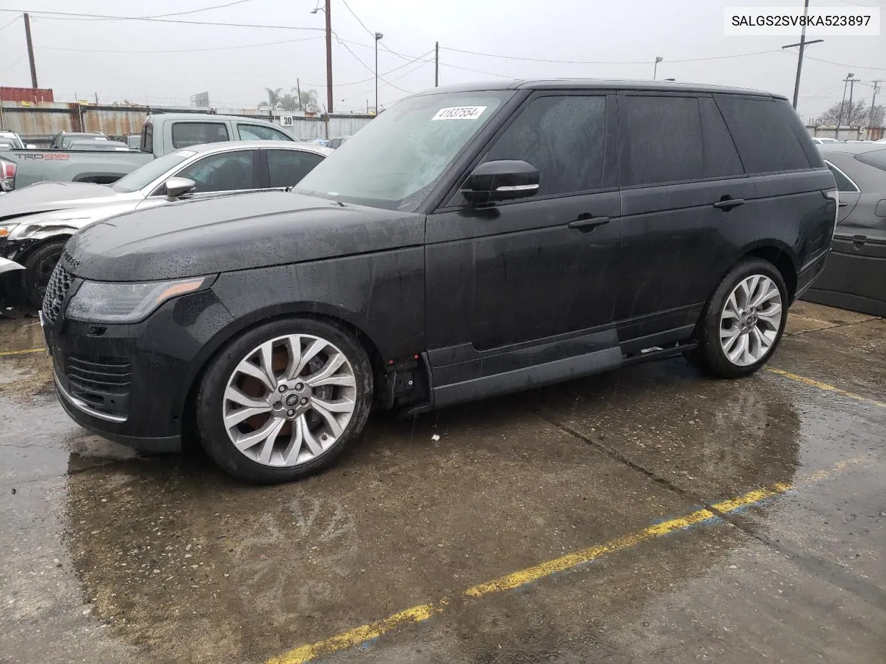 Auction sale of the 2019 Land Rover Range Rover , vin: SALGS2SV8KA523897, lot number: 41837554