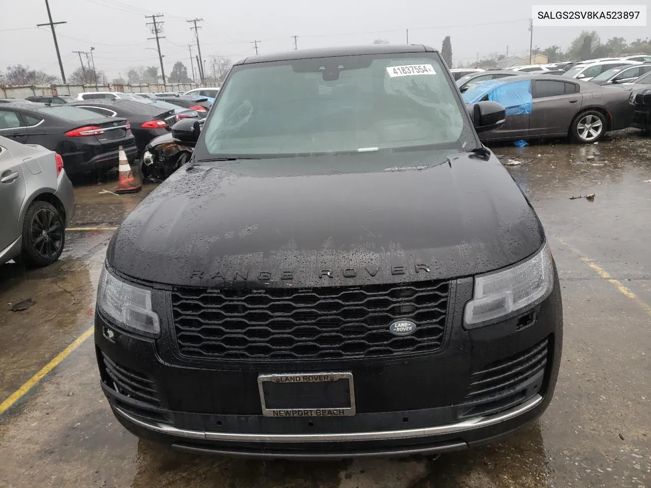 Auction sale of the 2019 Land Rover Range Rover , vin: SALGS2SV8KA523897, lot number: 41837554