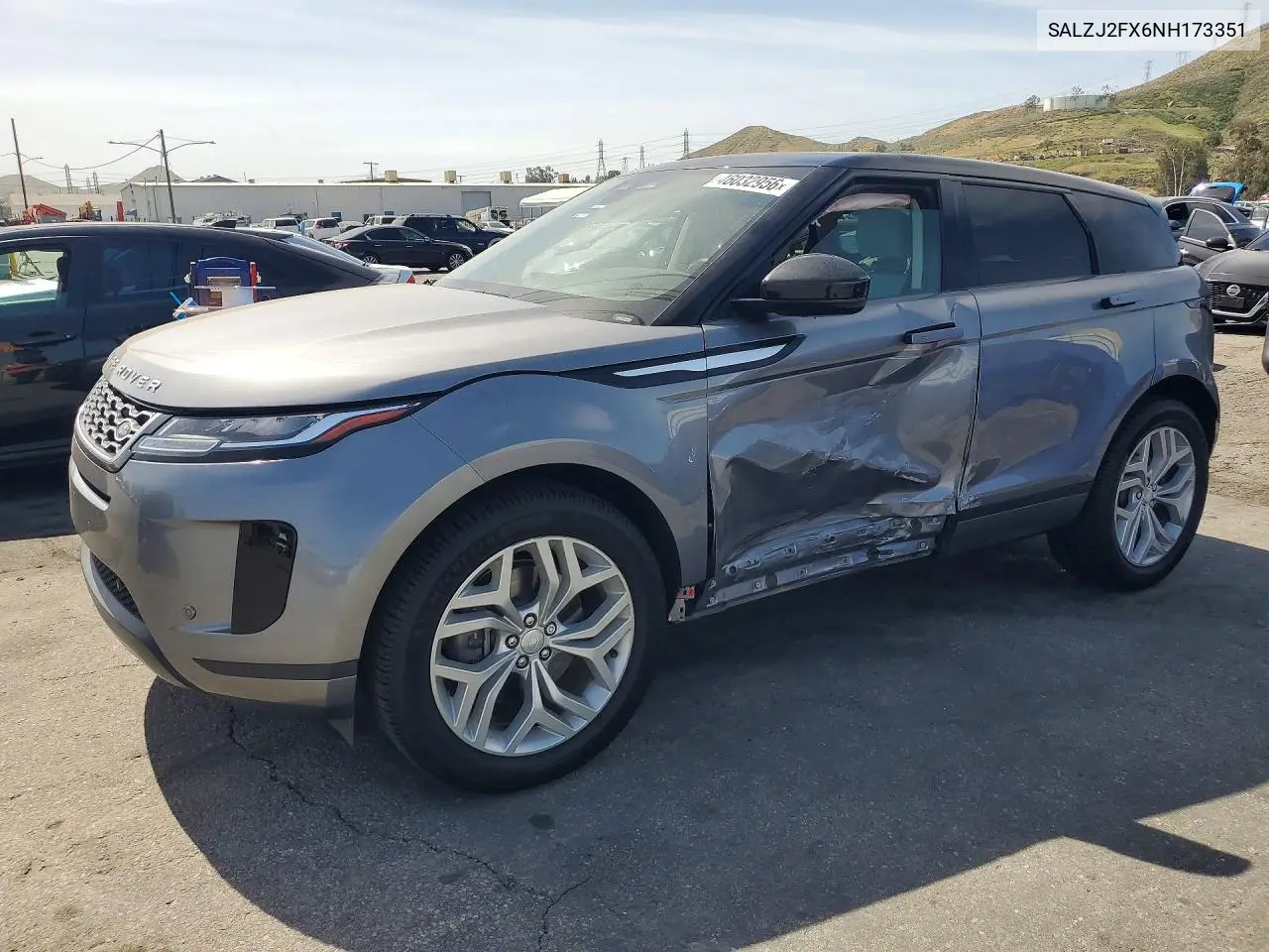 Auction sale of the 2022 Land Rover Range Rover , vin: SALZJ2FX6NH173351, lot number: 46032956