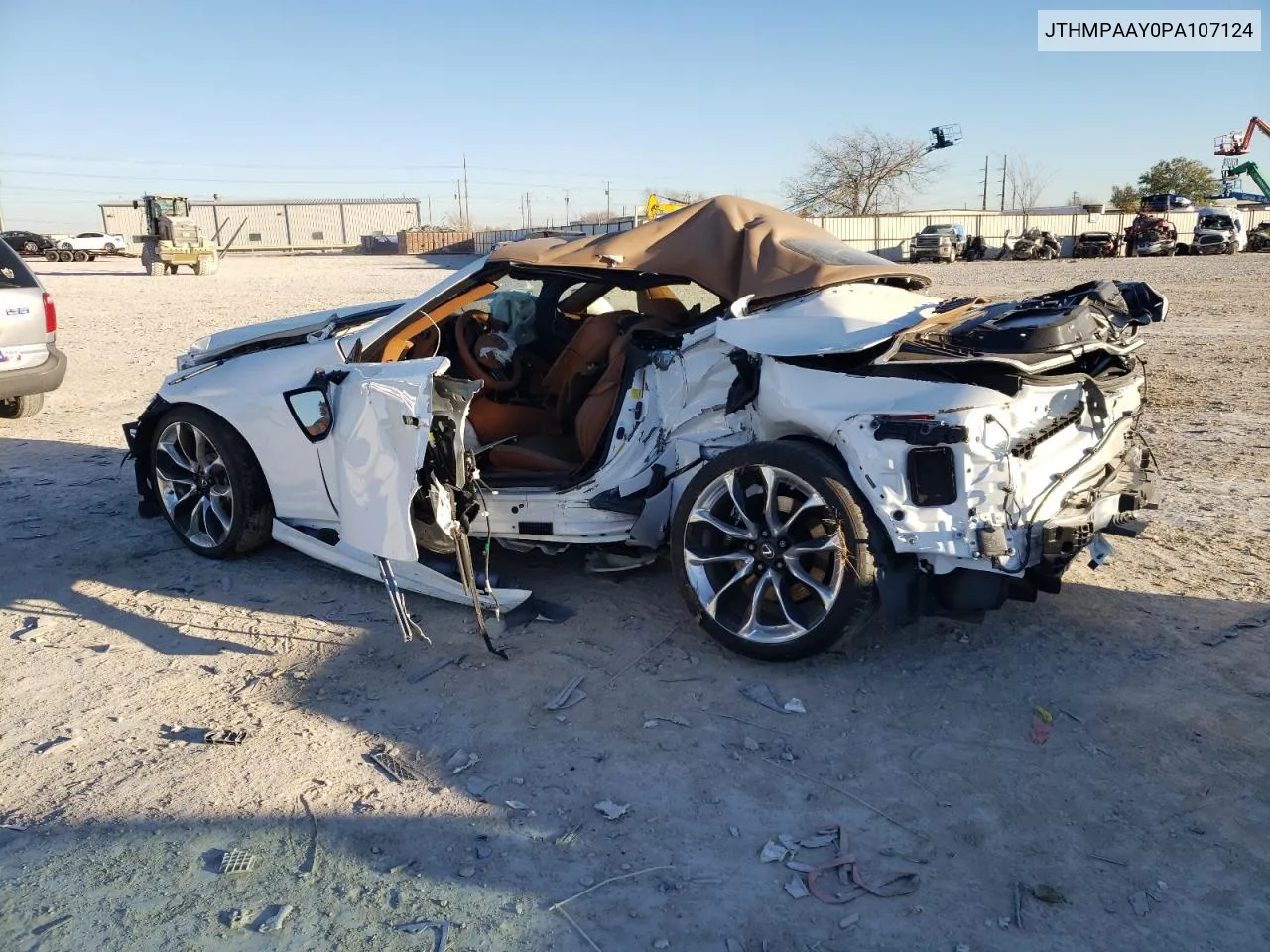 Auction sale of the 2023 Lexus LC , vin: JTHMPAAY0PA107124, lot number: 80026193
