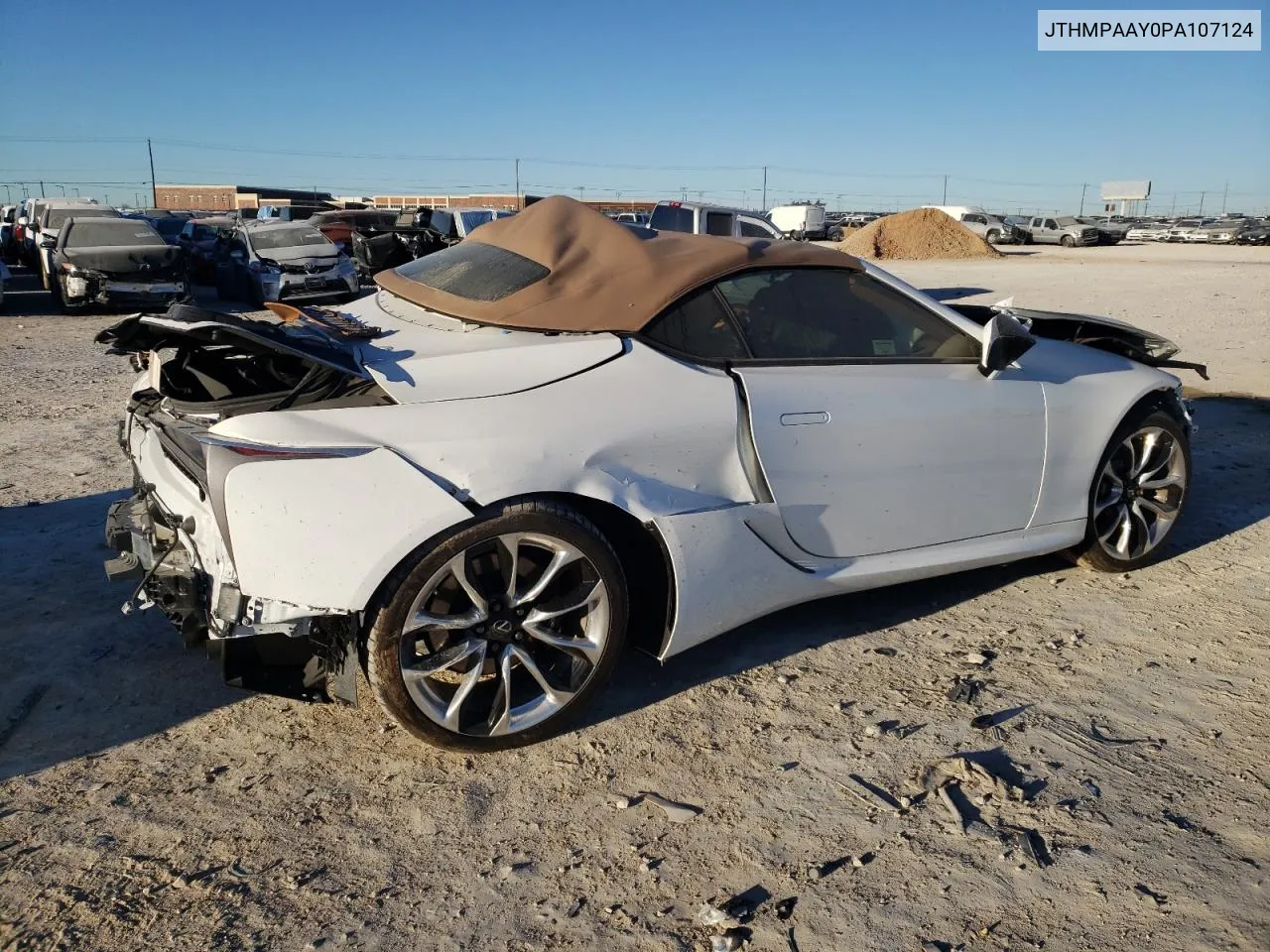 Auction sale of the 2023 Lexus LC , vin: JTHMPAAY0PA107124, lot number: 80026193