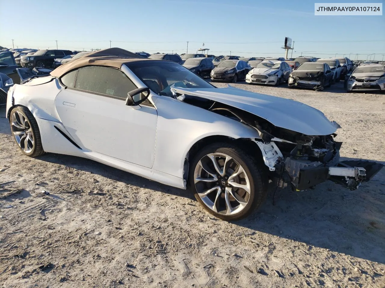 Auction sale of the 2023 Lexus LC , vin: JTHMPAAY0PA107124, lot number: 80026193