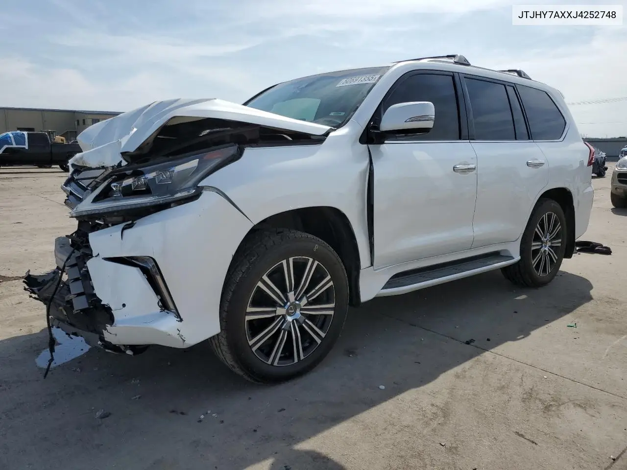 Auction sale of the 2018 Lexus LX , vin: JTJHY7AXXJ4252748, lot number: 50691355