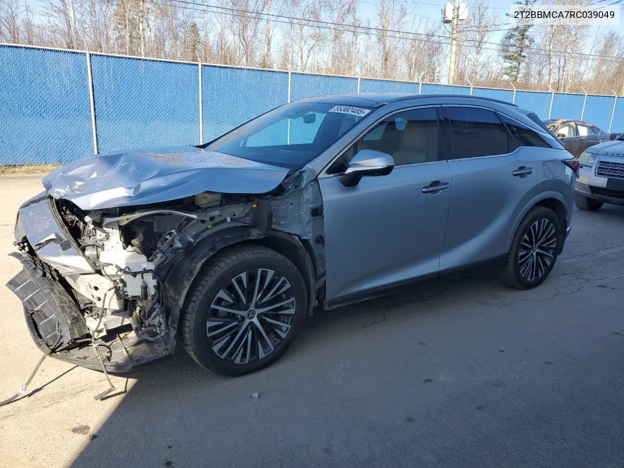 Auction sale of the 2024 Lexus RX , vin: 2T2BBMCA7RC039049, lot number: 55382485