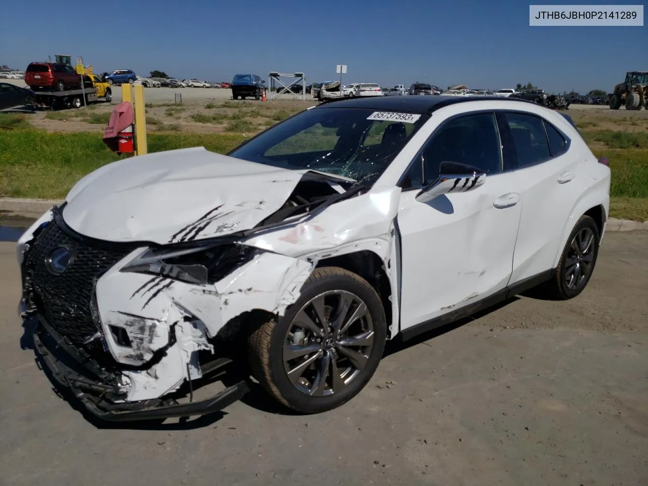 Auction sale of the 2023 Lexus UX , vin: JTHB6JBH0P2141289, lot number: 65737593