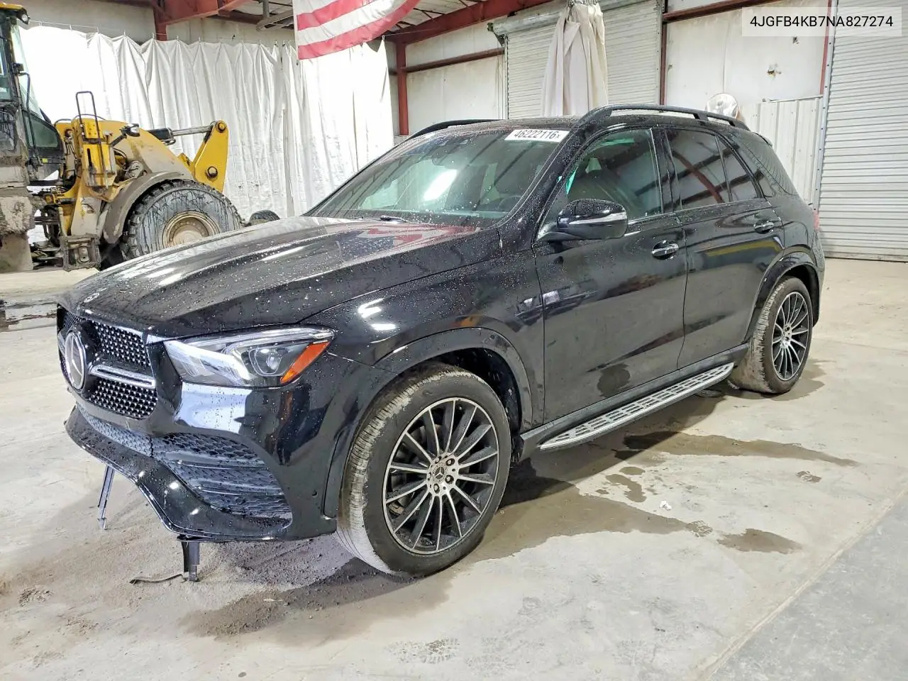 Auction sale of the 2022 Mercedes Benz GLE , vin: 4JGFB4KB7NA827274, lot number: 46222116
