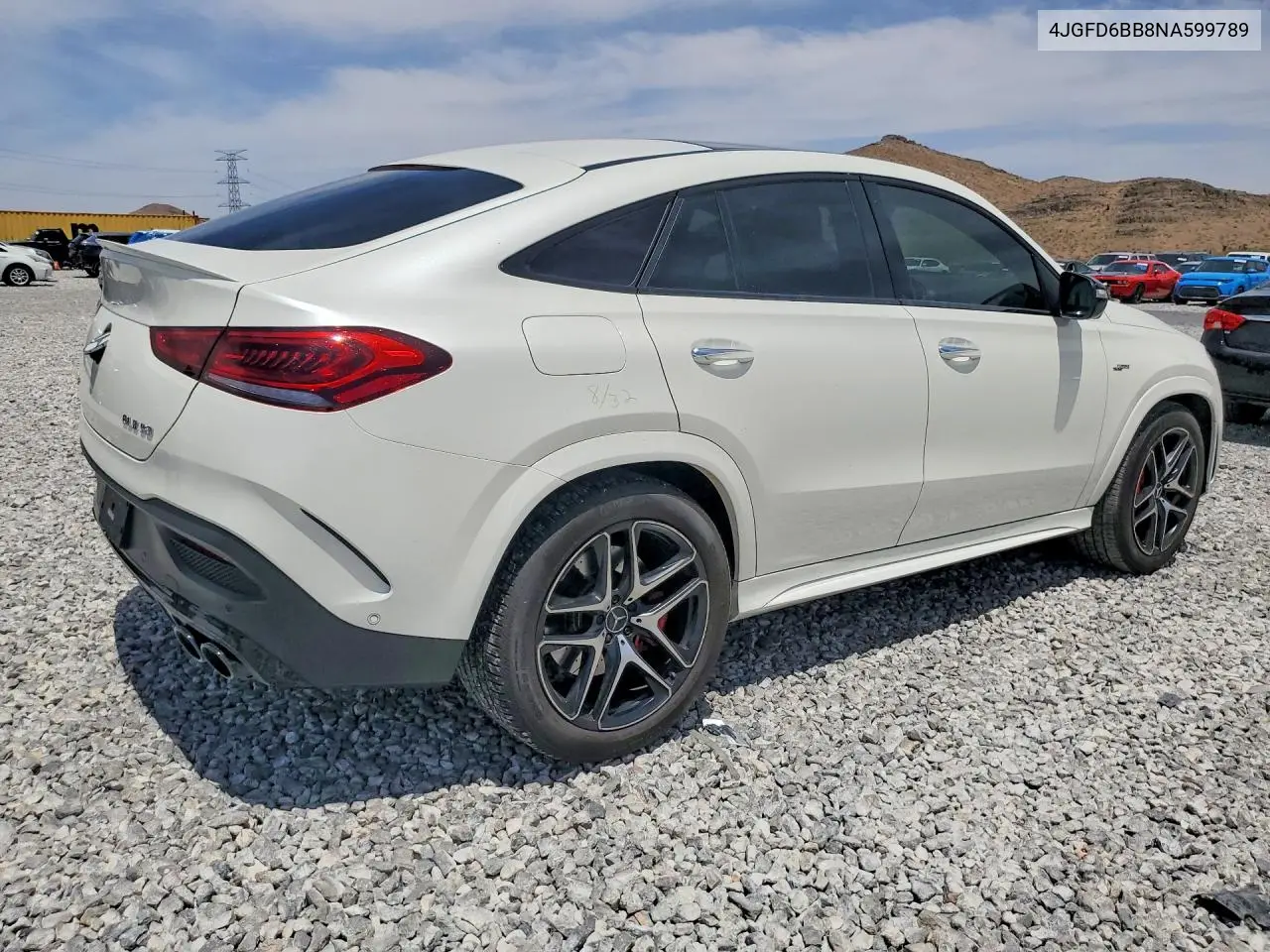 Auction sale of the 2022 Mercedes Benz GLE , vin: 4JGFD6BB8NA599789, lot number: 54885076