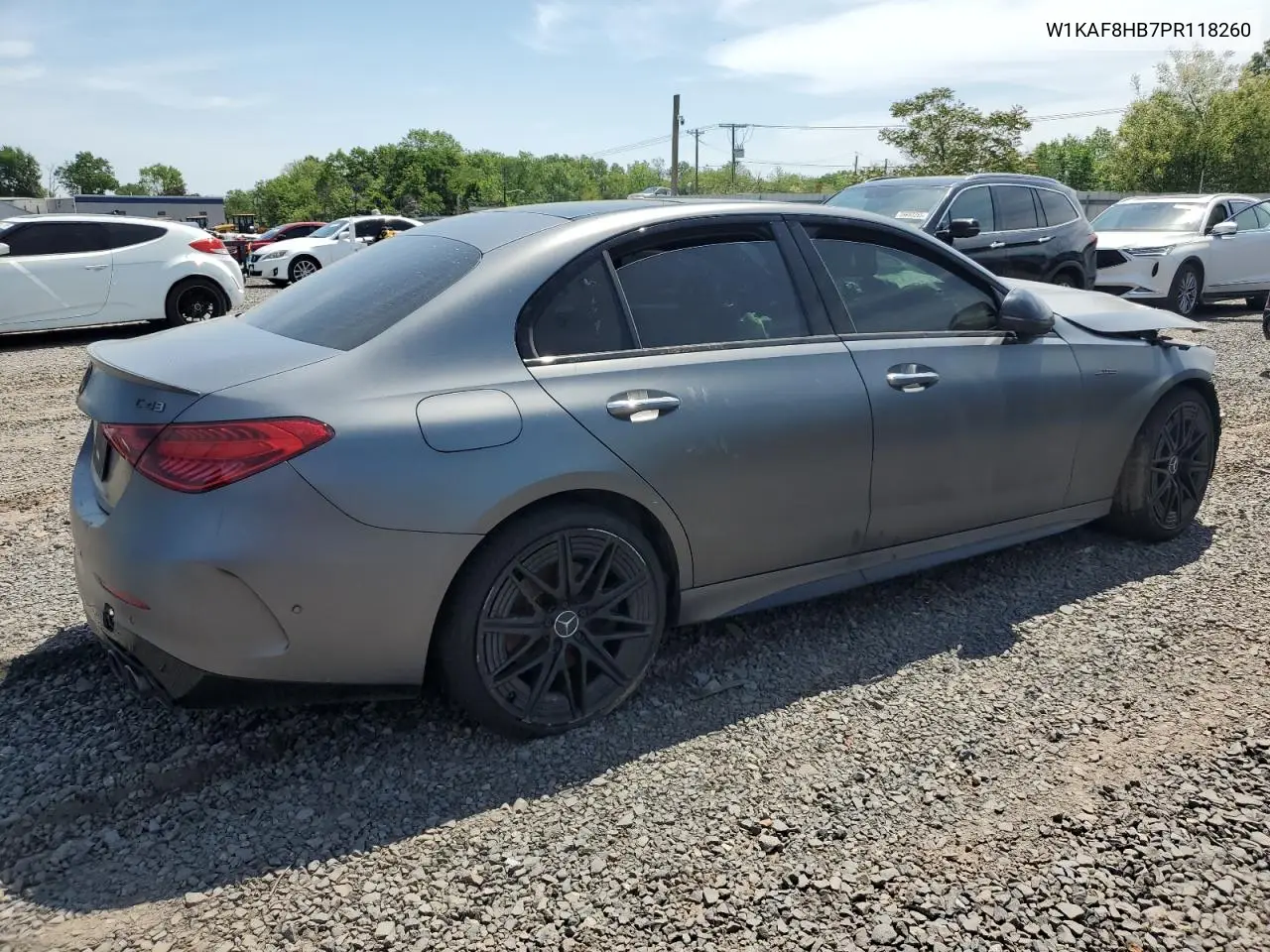 Auction sale of the 2023 Mercedes Benz C klasse AMG , vin: W1KAF8HB7PR118260, lot number: 56133775