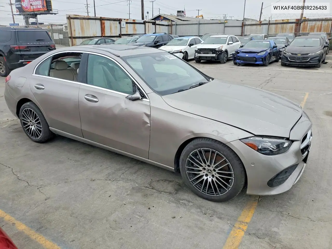 Auction sale of the 2024 Mercedes Benz C klasse , vin: W1KAF4GB8RR226433, lot number: 58961086