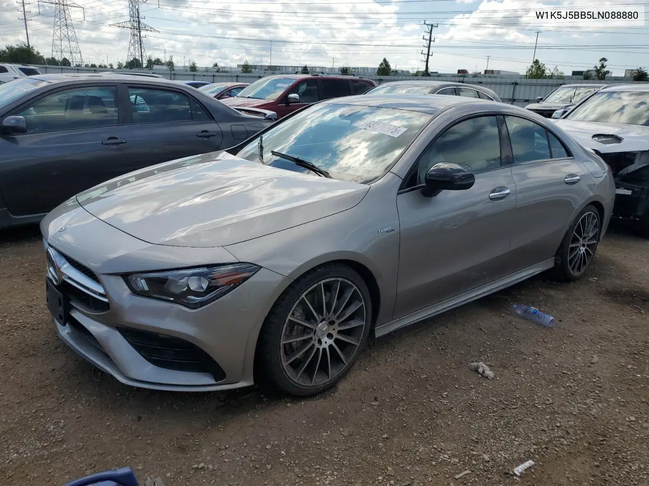 Auction sale of the 2020 Mercedes Benz CLA klasse , vin: W1K5J5BB5LN088880, lot number: 68278575