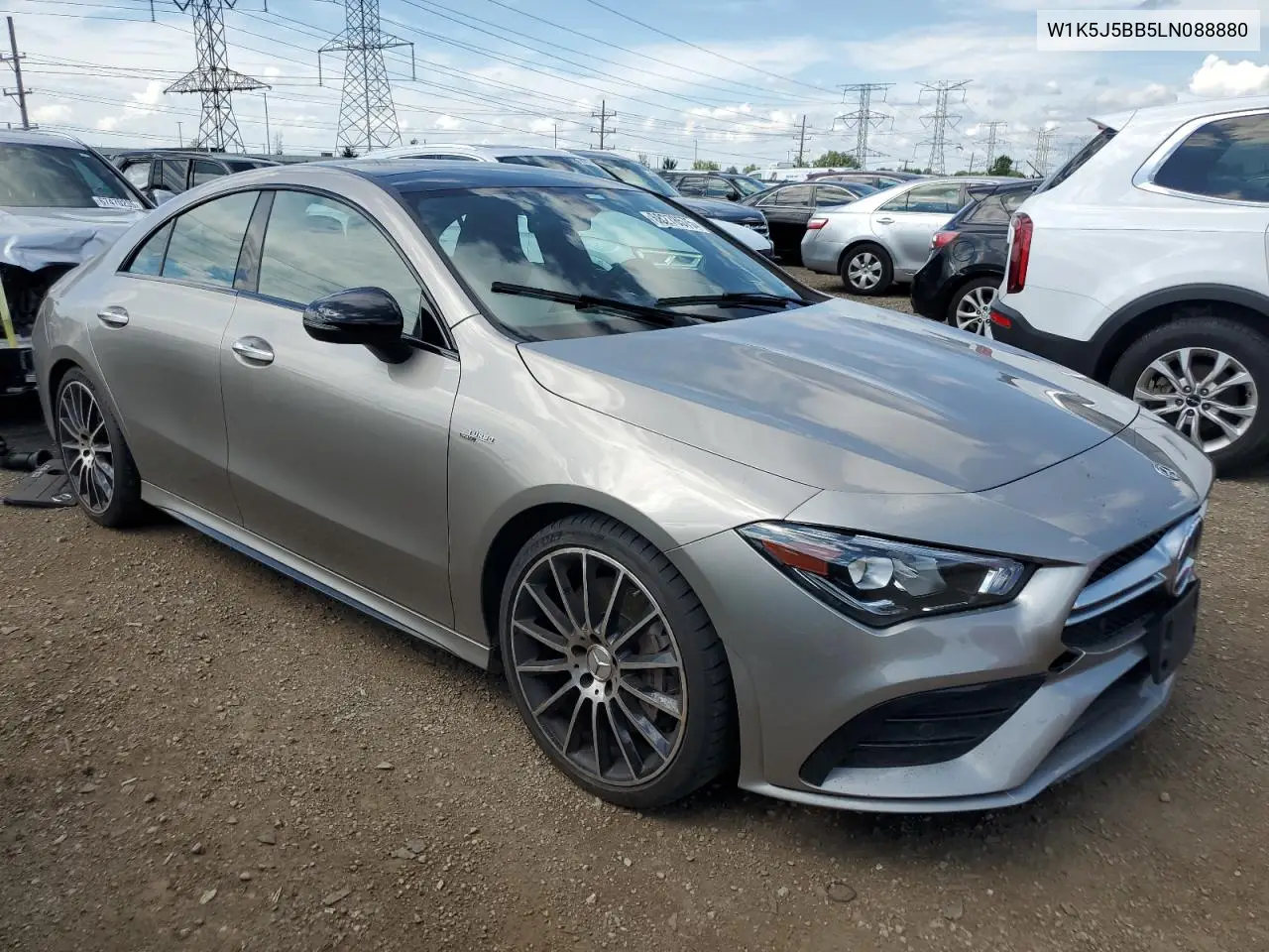 Auction sale of the 2020 Mercedes Benz CLA klasse , vin: W1K5J5BB5LN088880, lot number: 68278575