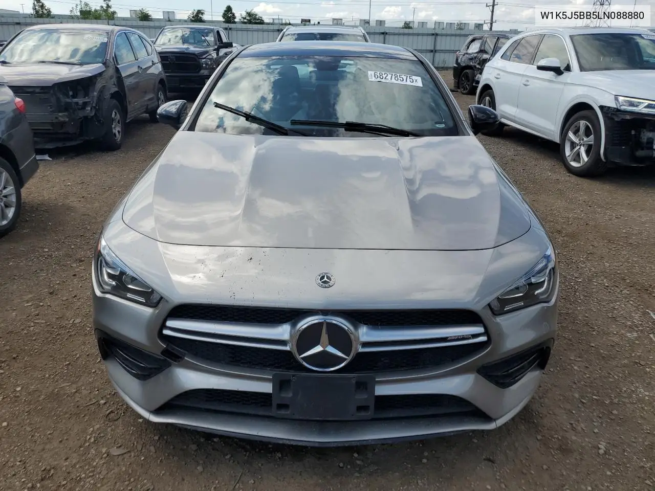 Auction sale of the 2020 Mercedes Benz CLA klasse , vin: W1K5J5BB5LN088880, lot number: 68278575