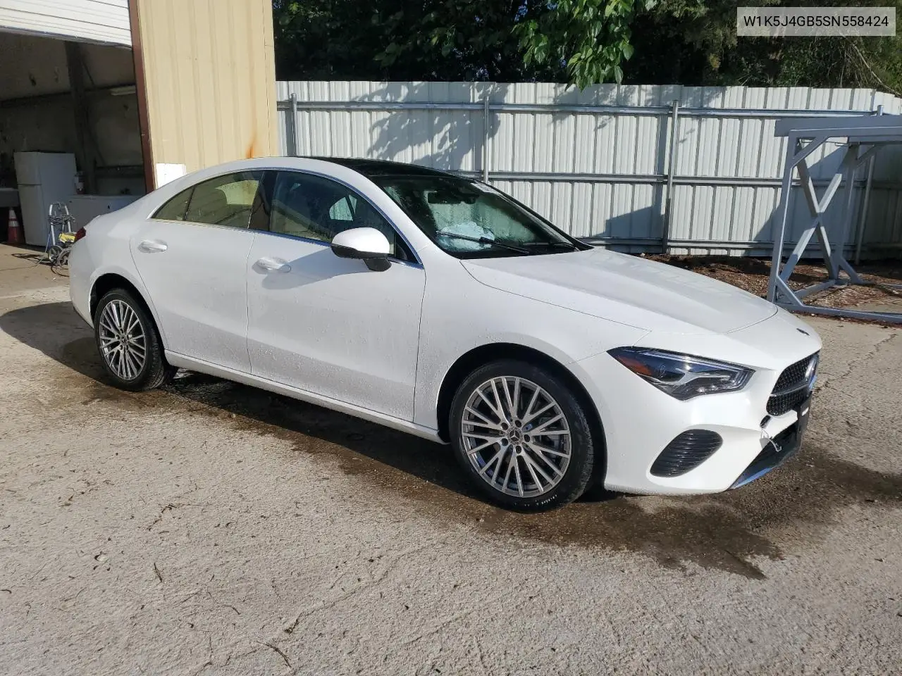 Auction sale of the 2025 Mercedes Benz CLA klasse , vin: W1K5J4GB5SN558424, lot number: 57413635
