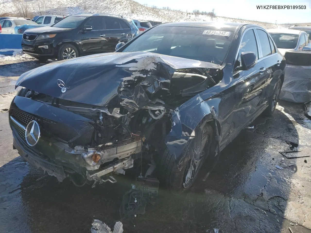 Auction sale of the 2023 Mercedes Benz E klasse , vin: W1KZF8EBXPB189503, lot number: 42394345