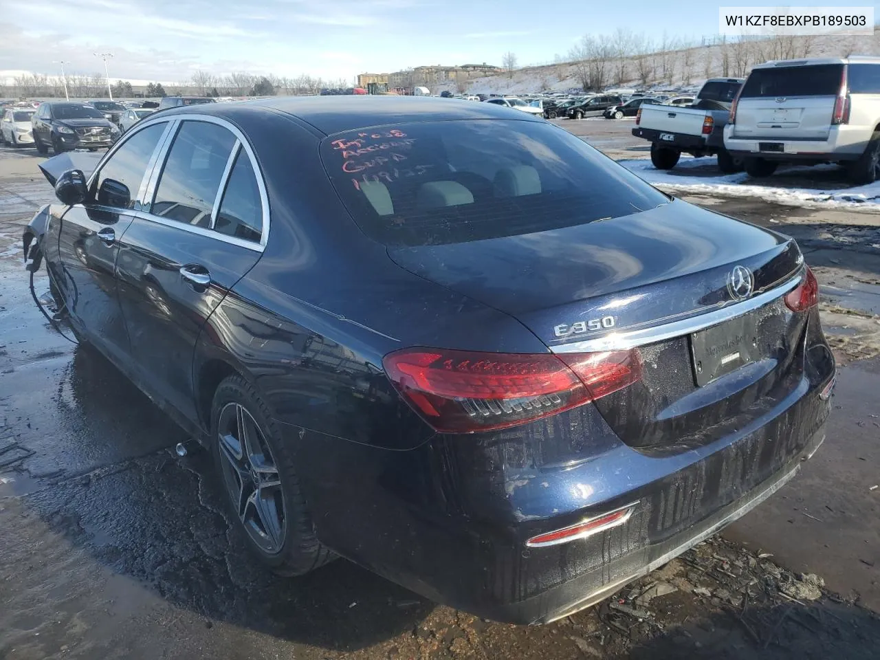 Auction sale of the 2023 Mercedes Benz E klasse , vin: W1KZF8EBXPB189503, lot number: 42394345